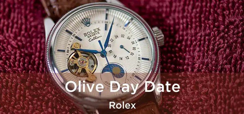 Olive Day Date Rolex